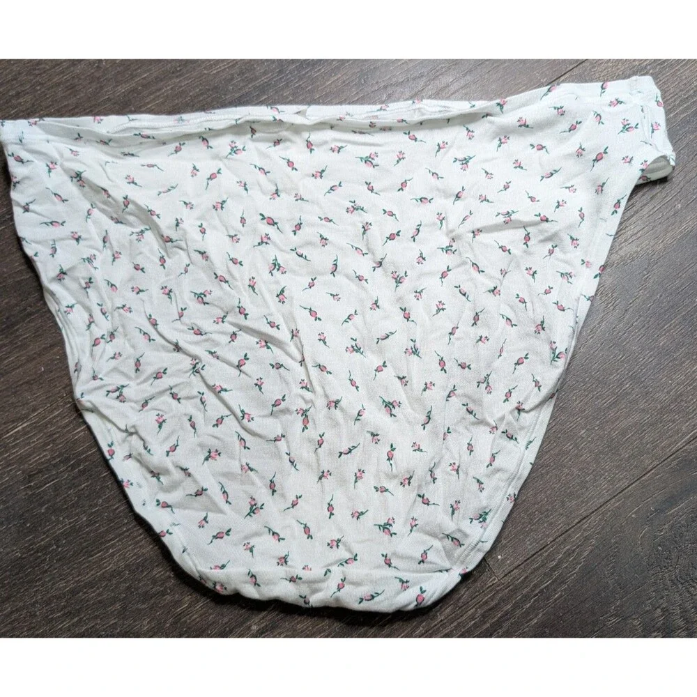 Pink VICTORIA'S SECRET XXL White LIGHTWEIGHT LOGO PANTIES New Without (322D)